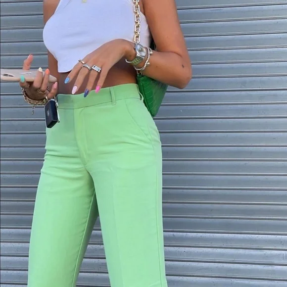 ZARA FULL LENGTH MENSWEAR PANTS - Picture 4 of 7